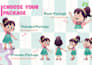 draw kids character design for children book illustration